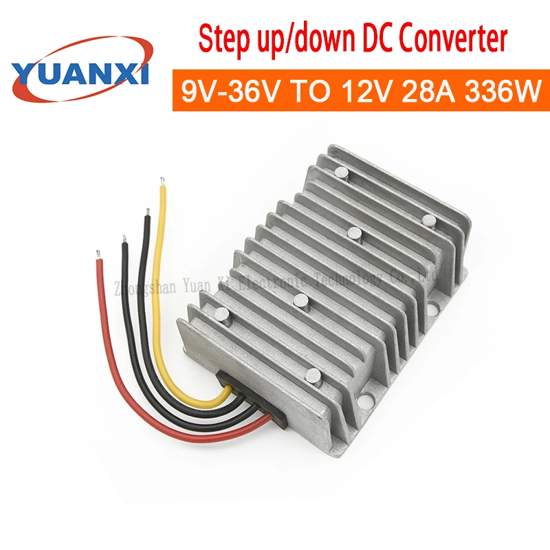 

336W Step down/up DC converter 9V 12V 24V 36V TO 12V 28A 336W 8V-40V dc dc converter