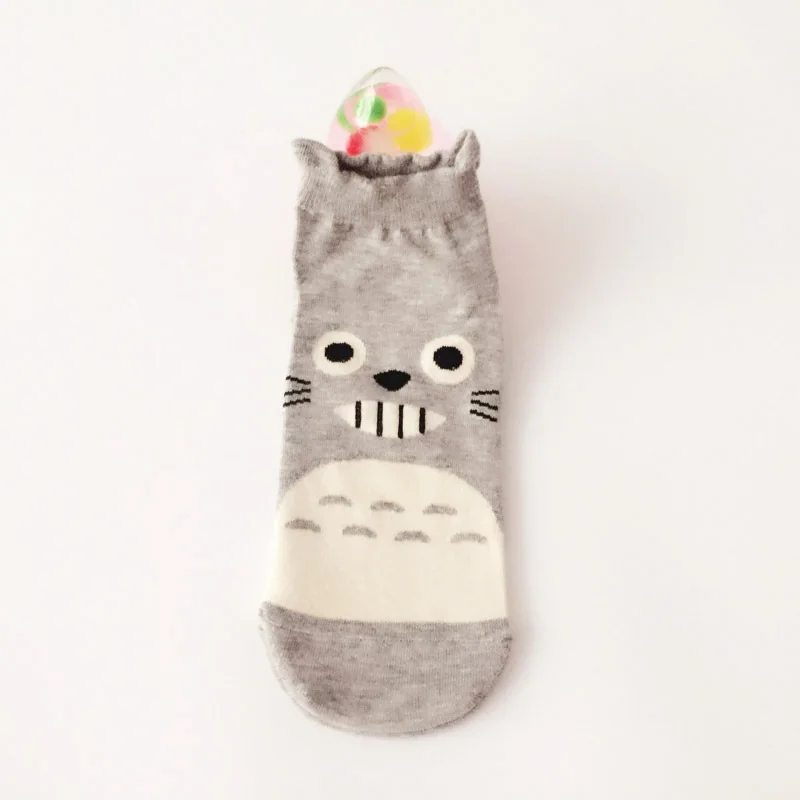 2 Милые женские короткие носки с котом; милые хлопковые носки Kawaii; забавная уличная одежда; Модные Повседневные носки; Calcetines Happy Cartoon; Дышащие носки - Цвет: 2