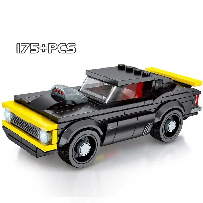 city sembo block race car model set Racing car Building Brick high-tech super Speed Champions Toys For Children images - 6