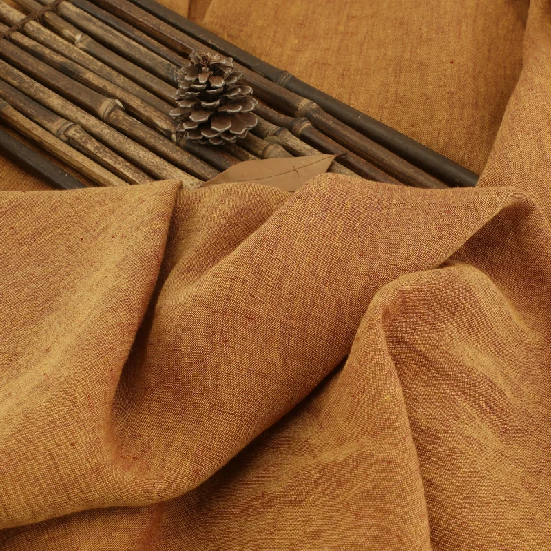 Качественная льняная ткань очень высокого качества окрашенная пряжа модные платья, брюки, платья и повседневная одежда Лоскутная Ткань