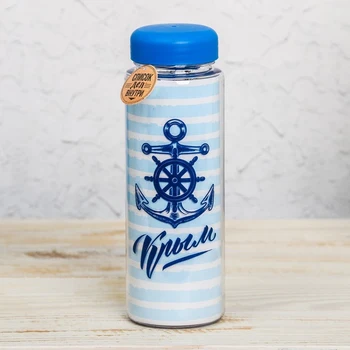 

Water bottle "Crimea. Anchor ", 500 ml