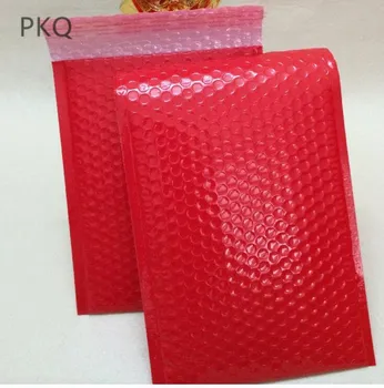 

50pcs Red Bubble Shipping Envelope Orange Foam Mailing Bag Blue Waterproof Bubble Bag Self Sealing Courier Envelope Bags 20x25cm