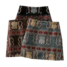 High Waist Ladies Skirt Embroidery Vintage Zipper Cute Skirts Womens Preppy Style A-Line Mini Skirt Harajuku Woman Short Skirts