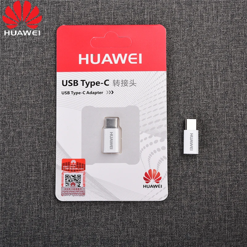 Адаптер Micro USB-type C для зарядки huawei P20 30 10 Pro Lite P10 P9 Plus Lite Mate10 Mate9 Pro Lite - Цвет: With Packaging
