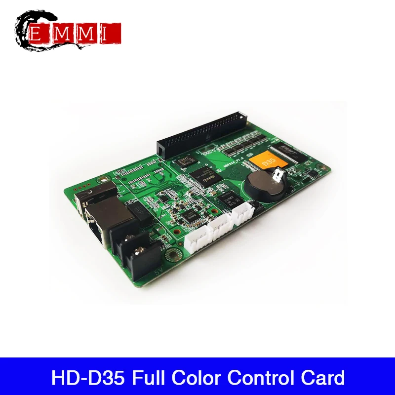 Free Shipping HD-D35 RGB Full Color LED Display Video Card HUB75 Port for P4 P5 P6 P7.62 P8 P10 Full Color LED Module