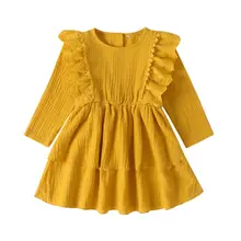 Платье для девочек милые детские вечерние платья принцессы с рюшами, платье-пачка, принцесса вечернее платье Одежда для девочек размер от 1 до 5 лет