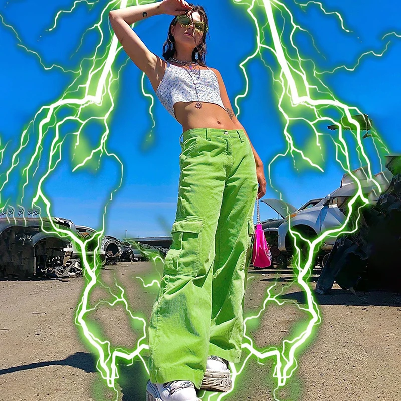 

Streetwear Oversize Solid Wide Leg Fashion Corduroy Y2k Pants Fall 2020 Baggy High Waist Sweatpants Women Harajuku Female Bottom