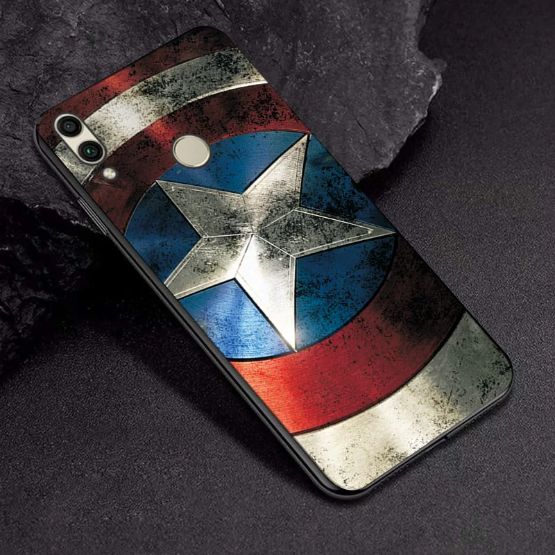 TPUBLK663 Чехол для huawei P Smart, чехол для телефона Joker Venom, чехол для huawei P Smart, чехол P Smart Z Plus, Черная задняя крышка из ТПУ с мультипликационным принтом - Цвет: TPUBLK663