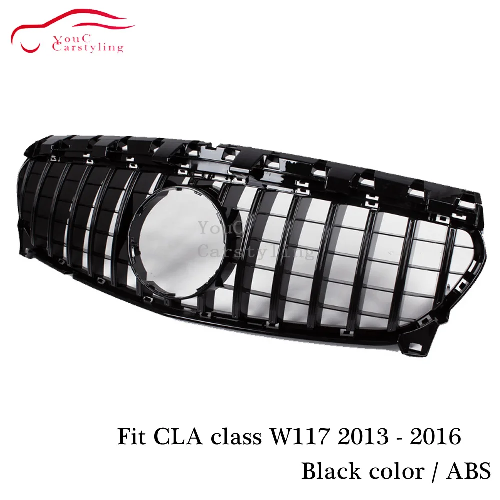 Решетка переднего бампера для гриля W117 GT для Mercedes CLA class W117 2013- CLA180 CLA200 CLA250 CLA45 AMG GT R GTR грили