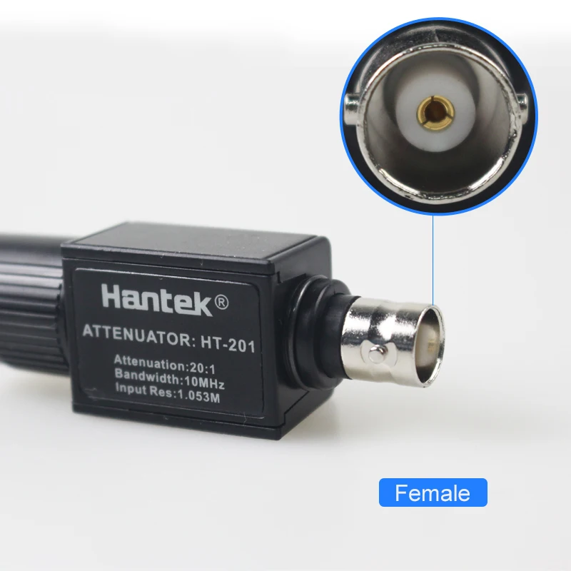 Hantek Attenuator 1008C Oscilloscope Signal Passive Attenuator HT201 20:1 Passive For Car Diagnostics 6074BE digital oscilloscope,oscilloscope probe,color screen oscilloscope,oscilloscope probe kit