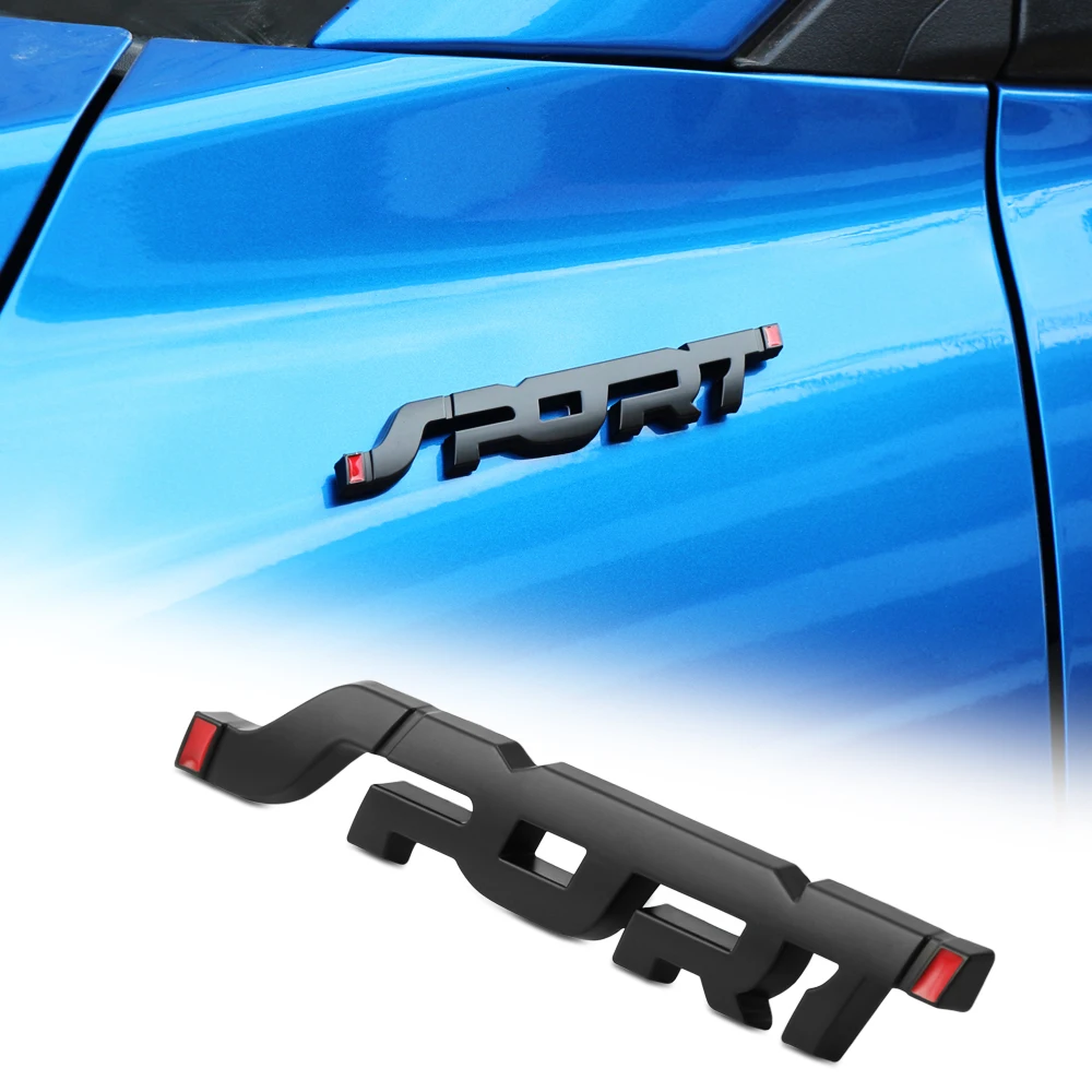 3D Metal Car Sticker SPORT Emblem Badge Decal for Skoda Octavia Fabia Rapid Superb KODIAQ Citigo Yeti Roomster |