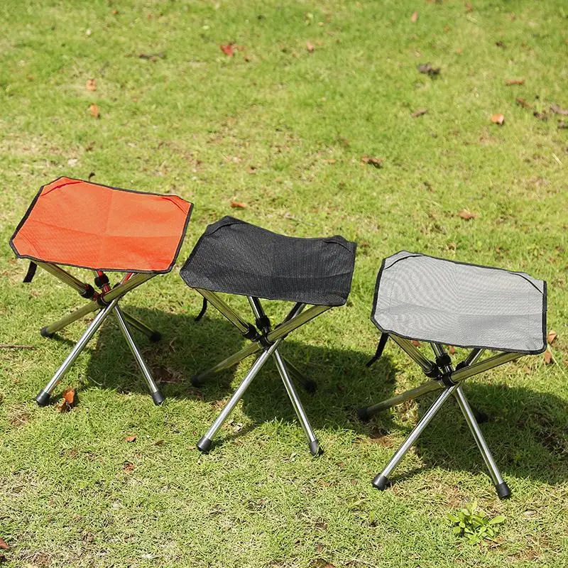 MeterMall Foldable Chair Aluminium Alloy Portable Ultra Light for Fishing Camping Beach Outdoor Sketching