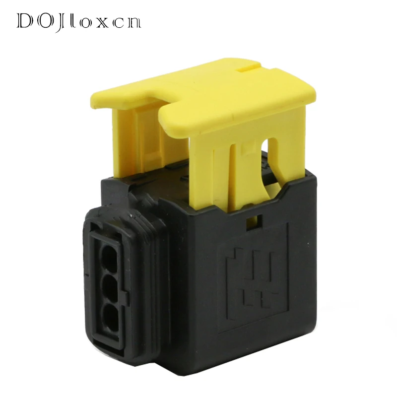 방수 인젝터 커넥터, 자동차 전기 ECU, 암수 블랙 플러그, 1-1418448-1, 1-1670730-1, 2, 5, 10, 20/50 세트, 3 핀