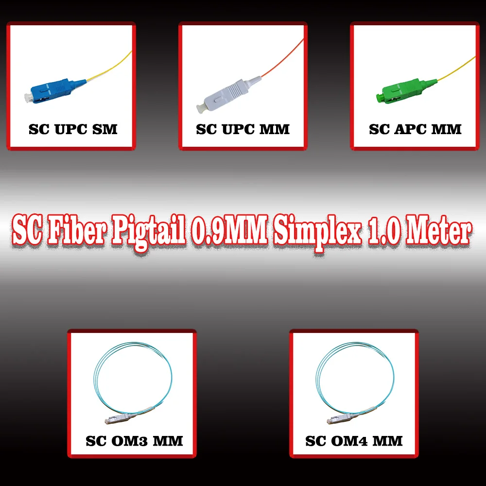 SC Fiber Pigtail 1 Meter 1000X1000