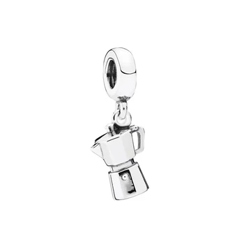 

2020 Harry Style 925 Sterling Silver Coffee machine pendant Charm Fit pandora Bracelet Necklace Pendant Charm DIY jewelry