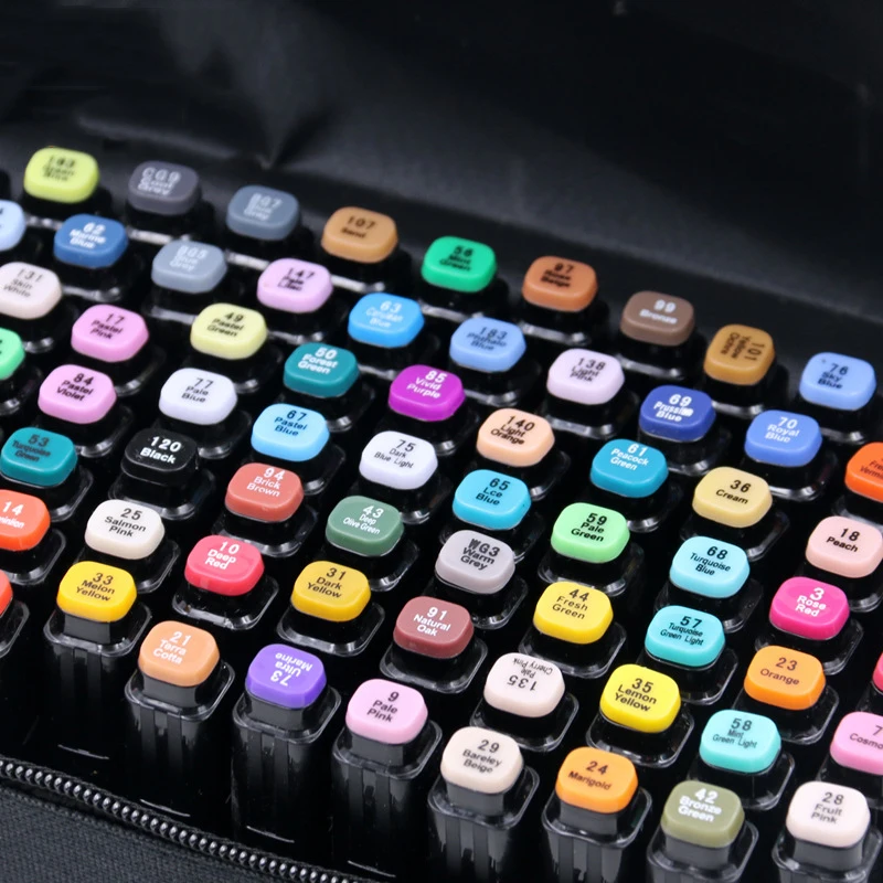 TouchFIVE 30/40/60/80/168 Цвет эскиз маркеры на спиртовой основе двойная головка чистящей