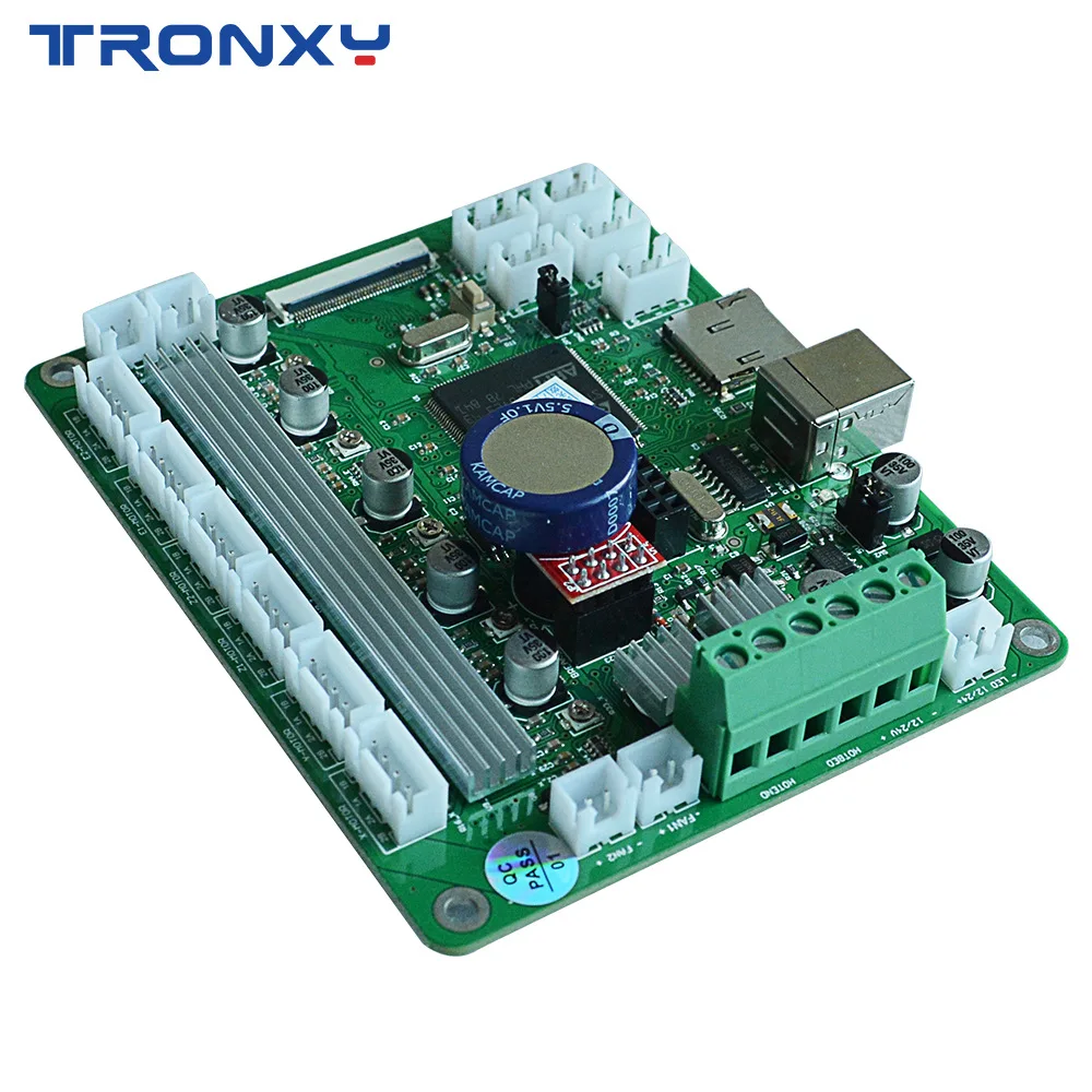 Baratos Placa base de la impresora Tronxy X5SA 3D 32 bit ARM control placa principal 3D impresora partes tablero controlador impresora 3d parte placa base