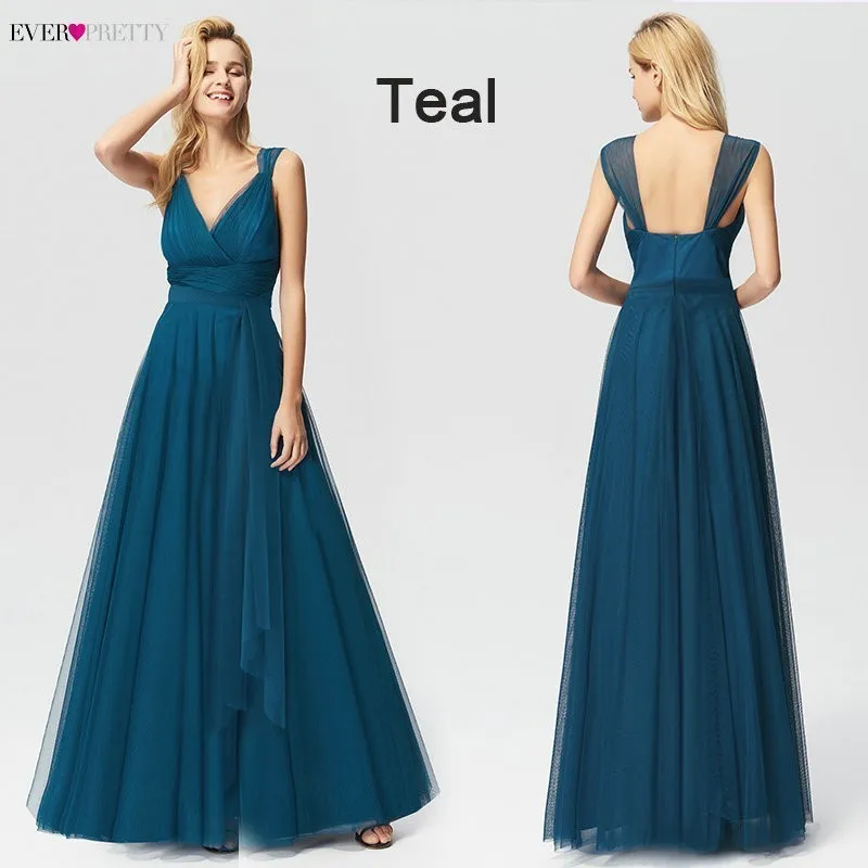 FREE SHIPPING Prom Long Elegant Dresses Ever Pretty V-neck Sleeveless A ...