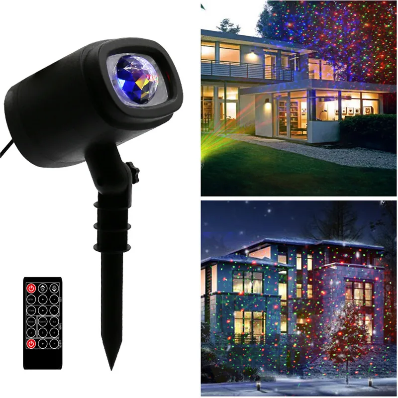 Хэллоуин проекционный свет рождественский проектор свет Led Рябь цвета морской волны с водонепроницаемым наружным/крытым ландшафтным украшением