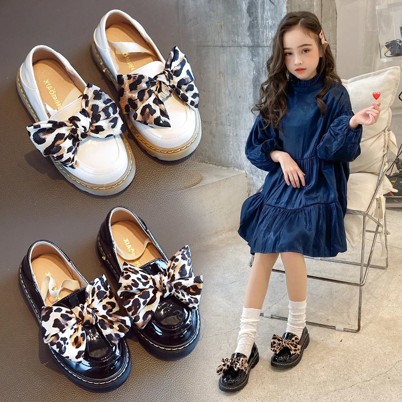 

AAdct 2020 leather girls shoes spring autumn new princess little kids shoes for girls Brand children shoes soft sole fashion