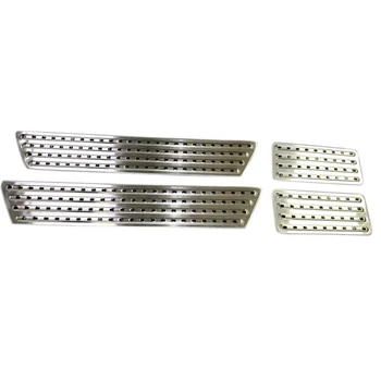 

For Volkswagen Transporter T6 Caravelle 2017-2018 Exterior Accessories Scuff Plate Threshold Door Sill Cover Gurand car styling