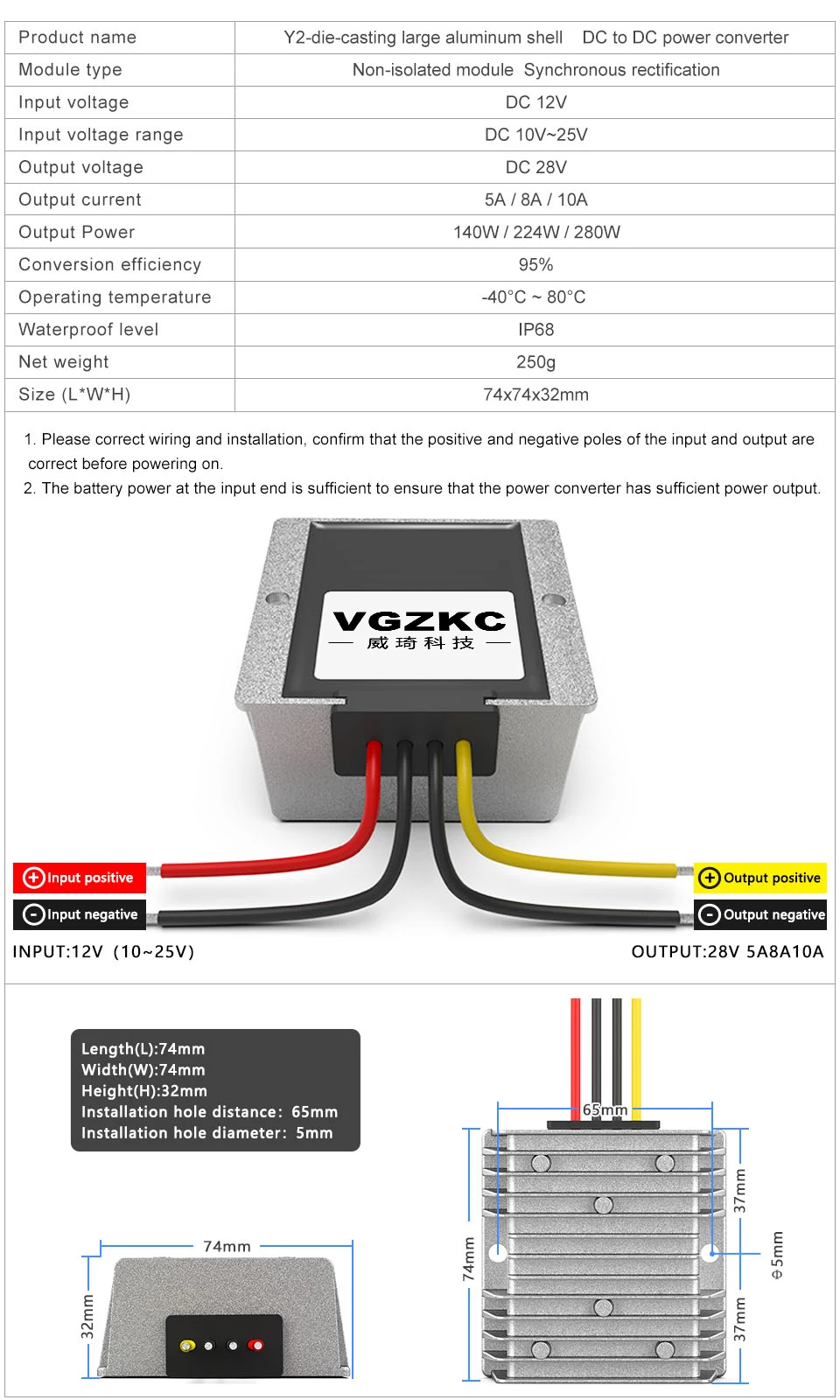 de alimentação DC-DC transformador