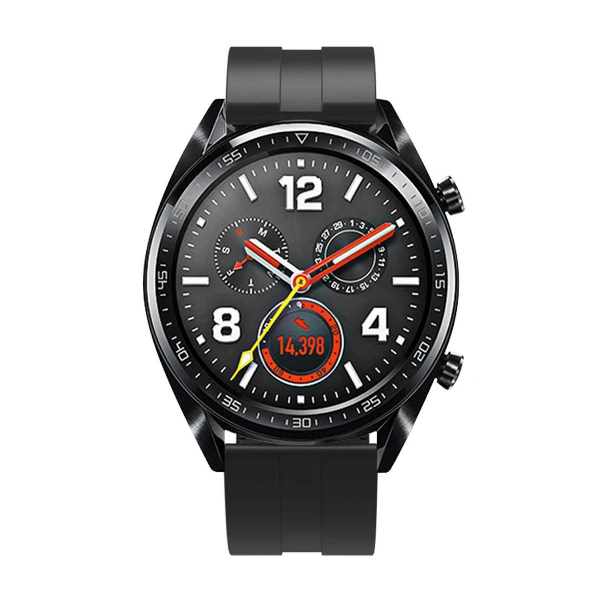 Ремешок для huawei Watch GT для samsung galaxy watch 46 мм gear S3 силиконовый 22 мм Смарт-часы браслет спортивный ремешок аксессуары