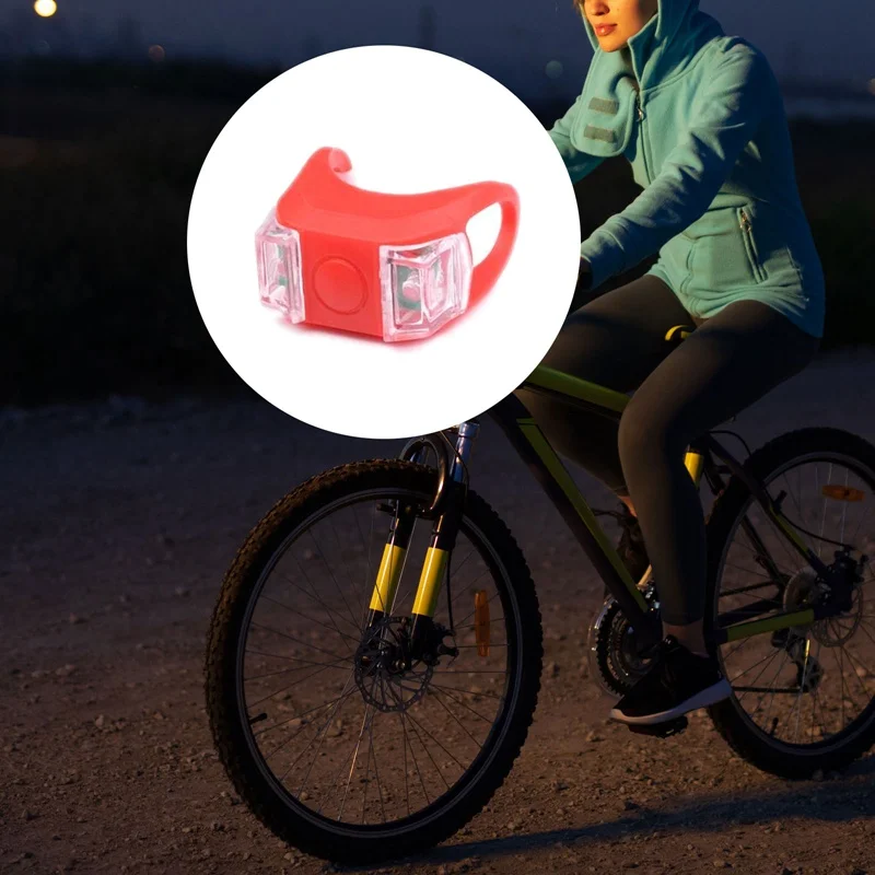 

Bicycle Waterproof LED Light Double LED Frog Tail Light Outdoor Night Riding Bike Safety Warning Light Bicycle Accessories