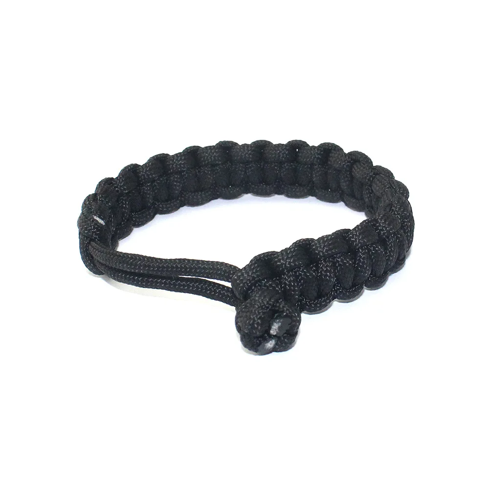 

Outdoor Survival Bracelet String Seven Core Umbrella Rope Weaving Fashion Simple Adjustable Black And White with Pattern mi colo