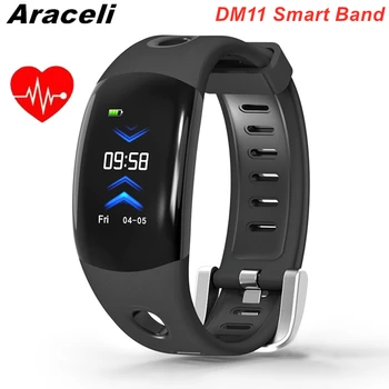 

DM11 Smart Band 3D Dynamic UI IPS Color Screen Bluetooth Wristband Waterproof Heart Rate Fitness Tracker DM11 Smart Bracelet