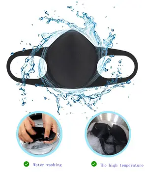 

10pcs outdoor cycling mask black adult boys and girls muzzle and nose mask