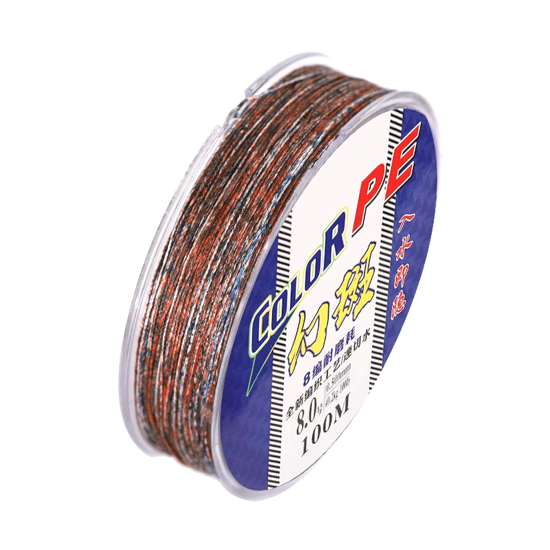 100m Fishing Line 8strand Fishing Line Strong Horse Main Line Spotted