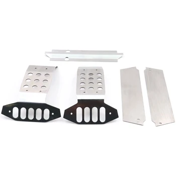 

for 1:5 X-MAXX XMAXX Metal Chassis Armor Suit Upgrade Skid Plate Kit Chassis Armor Protection Plate for RC Car