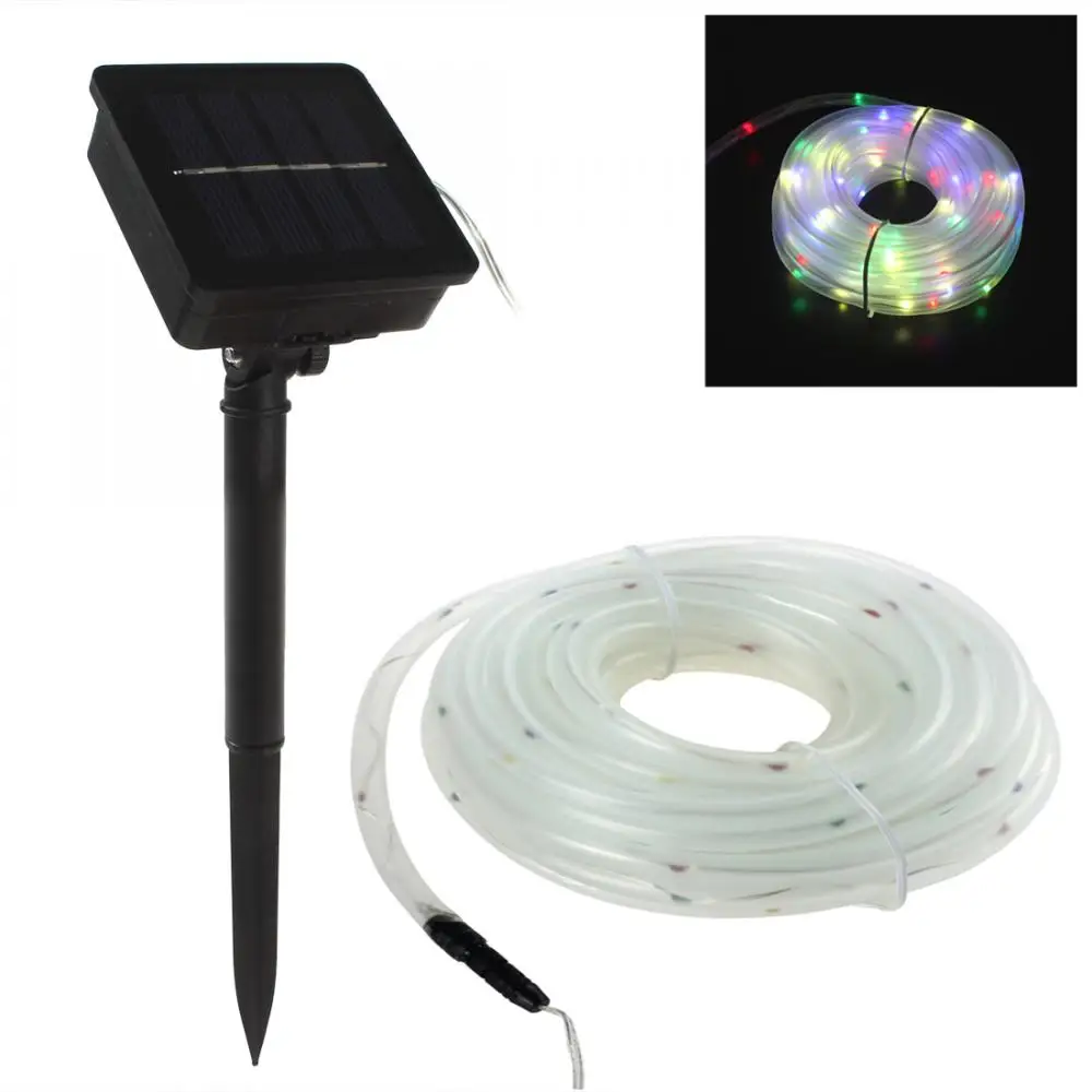 

RGB Solar LED String Light 10M 32.8feet 100 LED RGB Rope String Outdoor Waterproof Solar Garden Light 2V 75mA Lighting / Flash