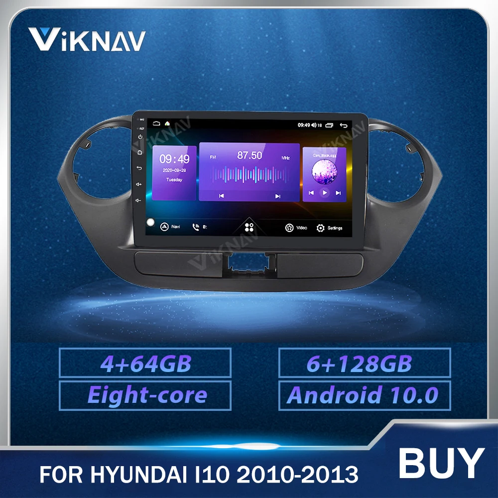 Автомагнитола на Android с GPS-навигацией для Hyundai I10 2010 2011 2012 2013 LHD RHD автомобильный