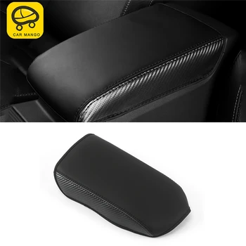 

CARMANGO For VW Volkswagen Arteon 2019 Car Styling Leather Armrest Cover Storage Box Panel Protector Pad Interior Accessories