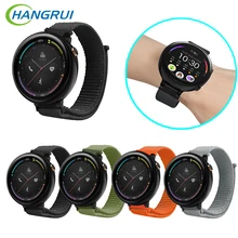 HANGRUI нейлоновый сменный ремешок для Xiaomi Huami Amazfit Смарт-часы 2(A1807) Verge 2 нейлоновая Спортивная петля ремешок дропшиппинг