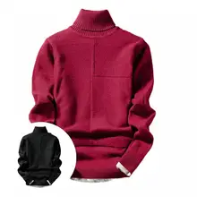 

Male Sweater Lightweight Hard to Fade Creative Tear-resistant Turtleneck Sweater Turtleneck Sweater Turtleneck Sweater