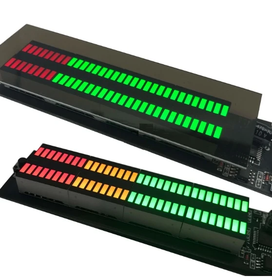 128-Bit RGB LED MIC+LINE Schallpegelmesser Musikspektrum-Visualizer