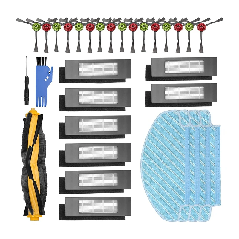 Replacement Parts Brush Filters Mop Cloth Kit For Ecovacs Deebot OZMO T8 AIVI Maxrobot Vacuum Cleaner Accessories | Бытовая техника