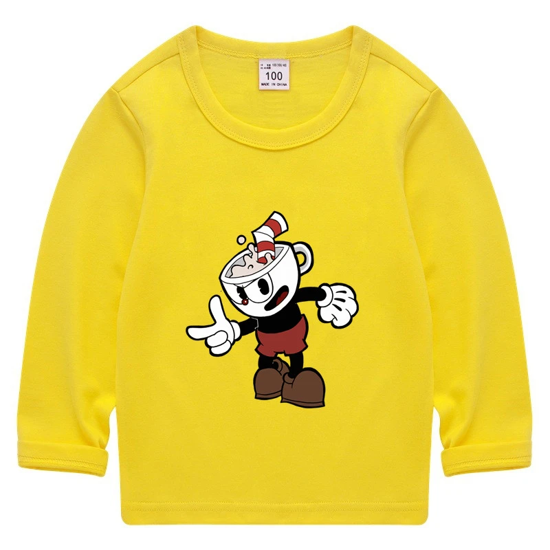 Летняя футболка с круглым вырезом для мальчиков и девочек; забавная футболка с длинными рукавами; детская футболка с рисунком;