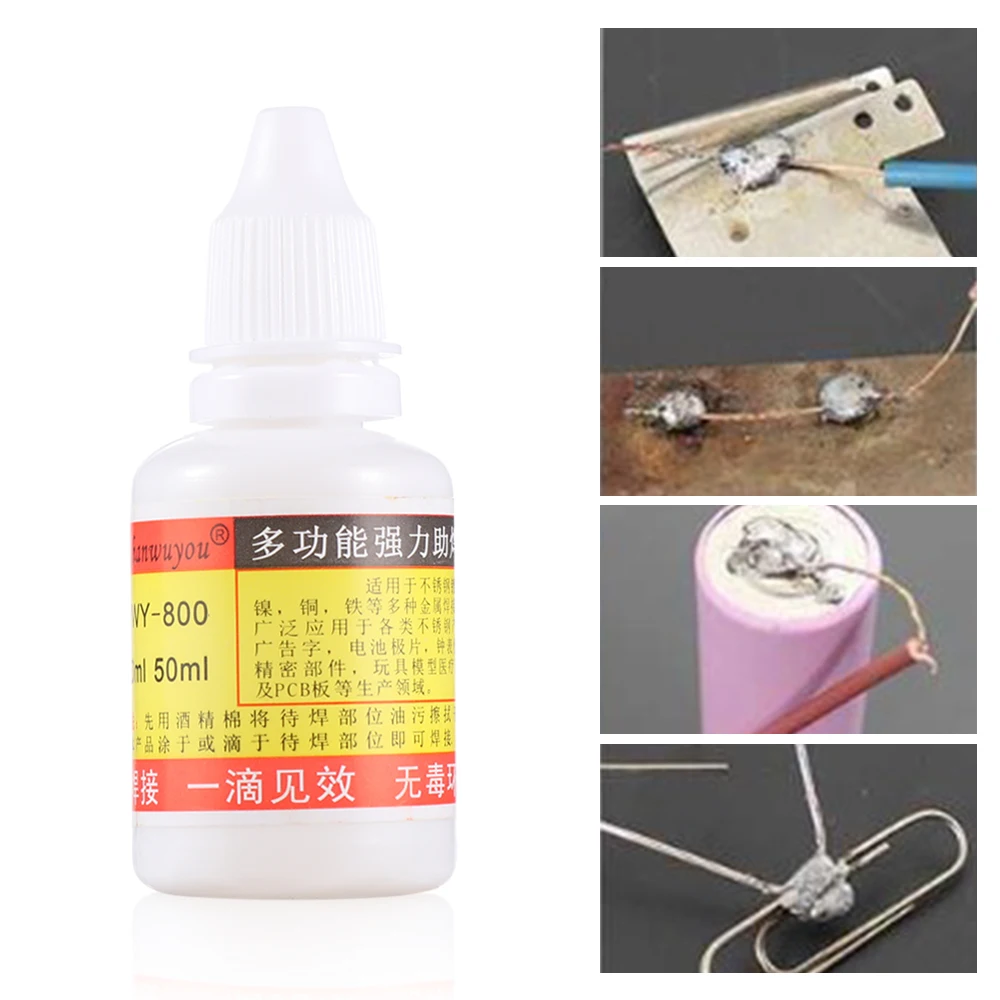 20ml Multifunction Stainless Steel Welds Flux Flow Welders Liquid Welders Metal Solder Durable Water Welding Strong PCB Tool