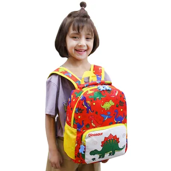 

School Backpack Student Boys&girls Kids Cartoon Dinosaur Animal Backpack Toddler School Bag Travel Backpack Small Backpack #20