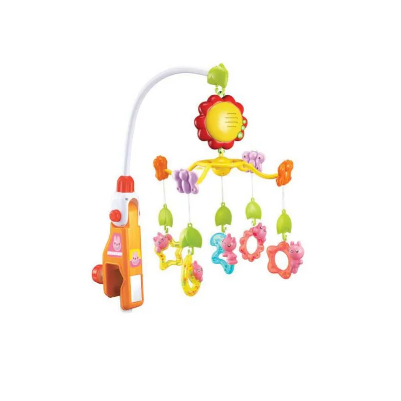 Для детей 0-3 лет, музыкальная кровать, колокольчик, вращающийся на 90 градусов, прикроватный звонок, погремушка, игрушка, комфорт в кровать, колокольчик, полюс, вращение на 360 градусов