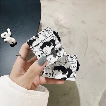

For Airpods 1/2 Case,Face Box Case For Airpods Case,Soft Silicone Earphone Headphone Cover For Airpods Pro Case For Girls