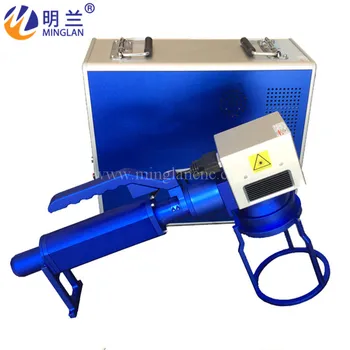 

20W Economical desk model optical mopa fiber laser marking machine rotary option with computer for metal and nonmetal