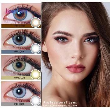 

Jewelens Colored Contact Lenses Color Lens for Eyes Colorful Cosmetic Natural Crystal Con 3tone Pro2 Series