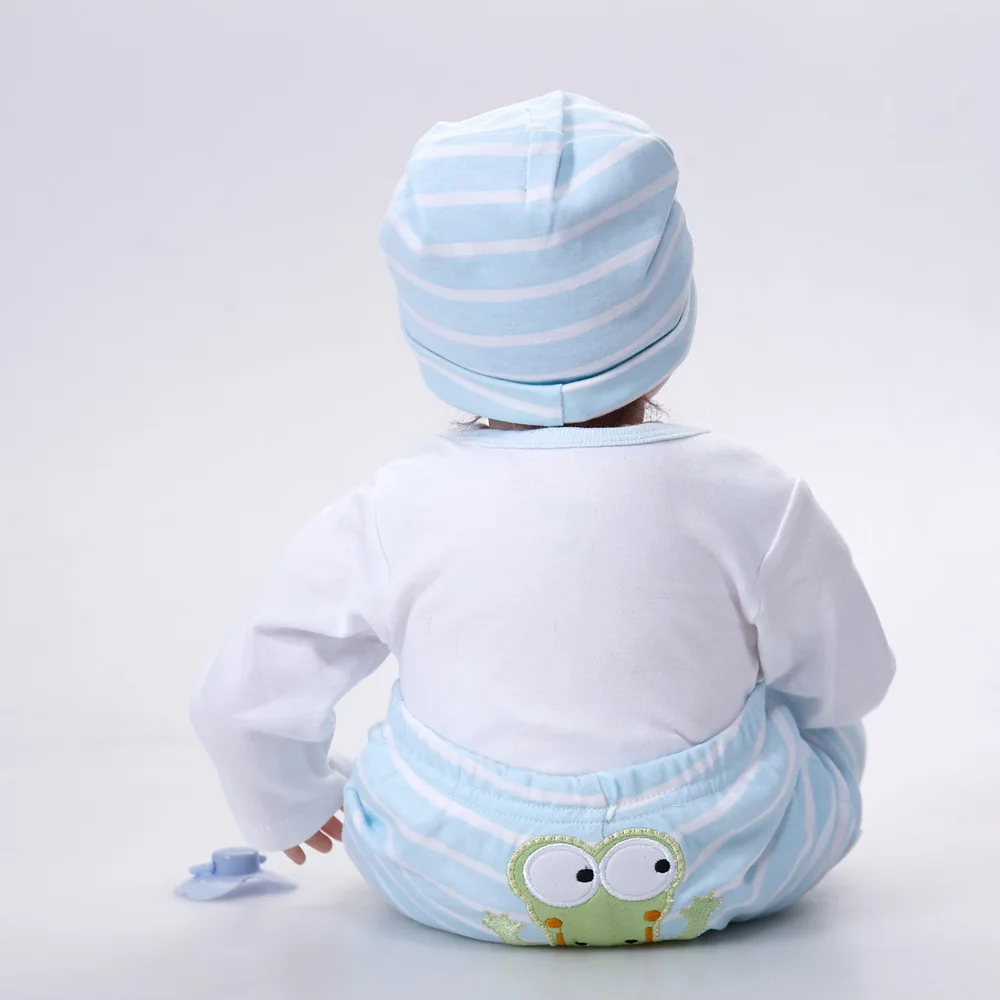 Кукла Baby Alive 55 см 22 &quotсиликоновая Мягкая здоровая хлопковая кукла для