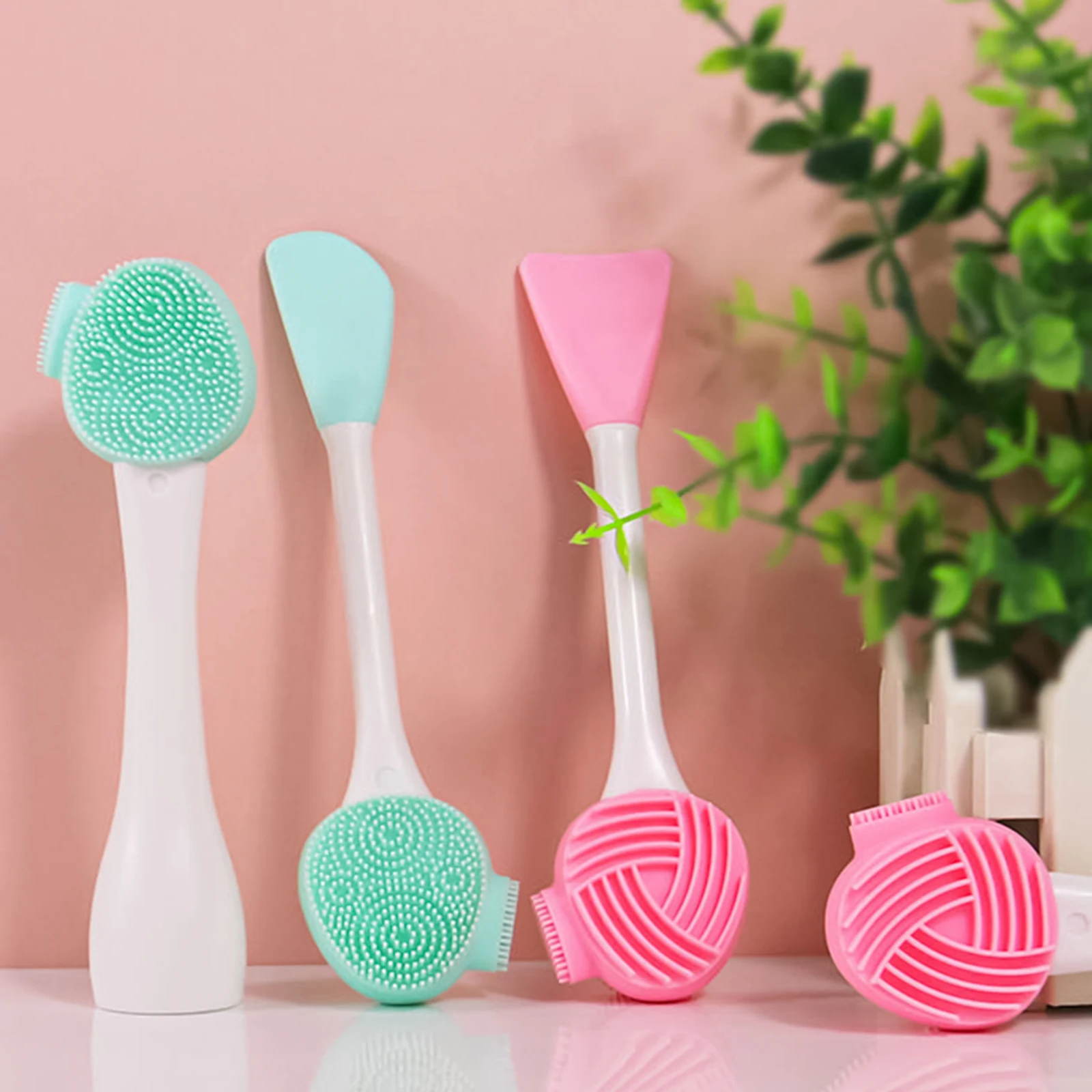 Silicone Face Mask Brush,facial Applicator,makeup Removel Scrubber,lips