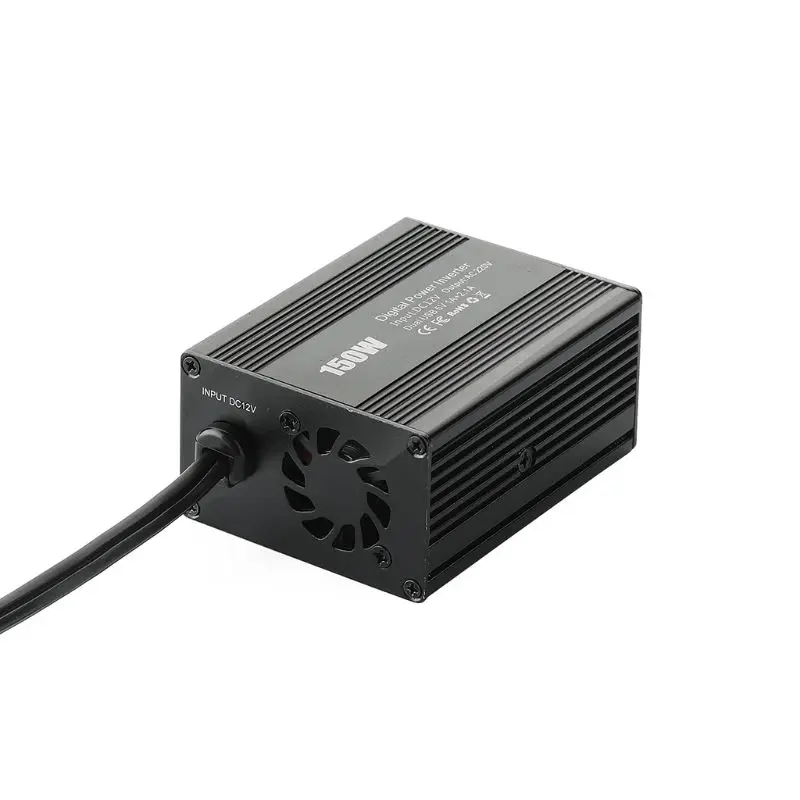 150 Вт автомобильный инвертор питания двойной USB 3.1A 12 В до 100 в автомобильное зарядное устройство адаптер